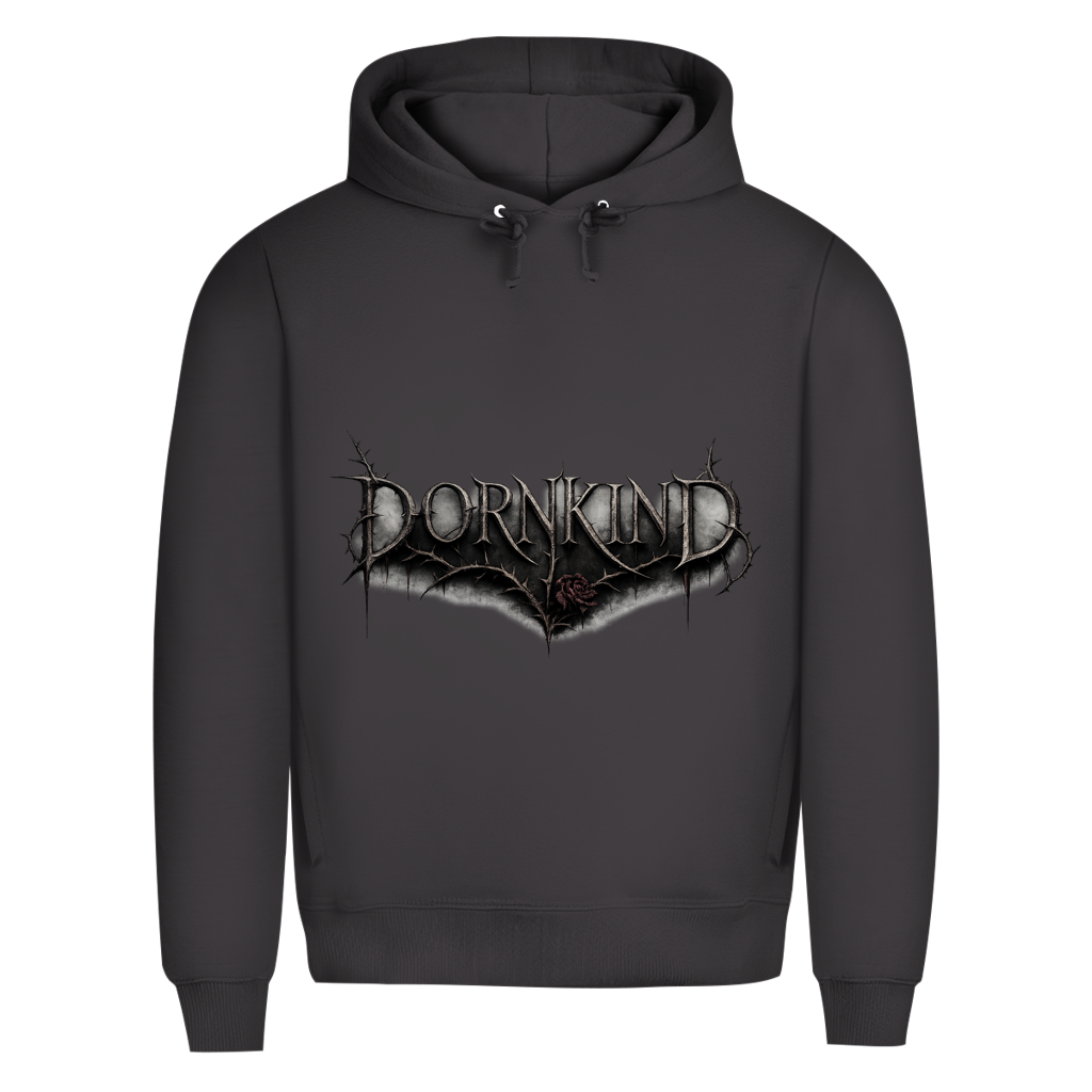 Herren Premium Bio Hoodie Dornkind Logo