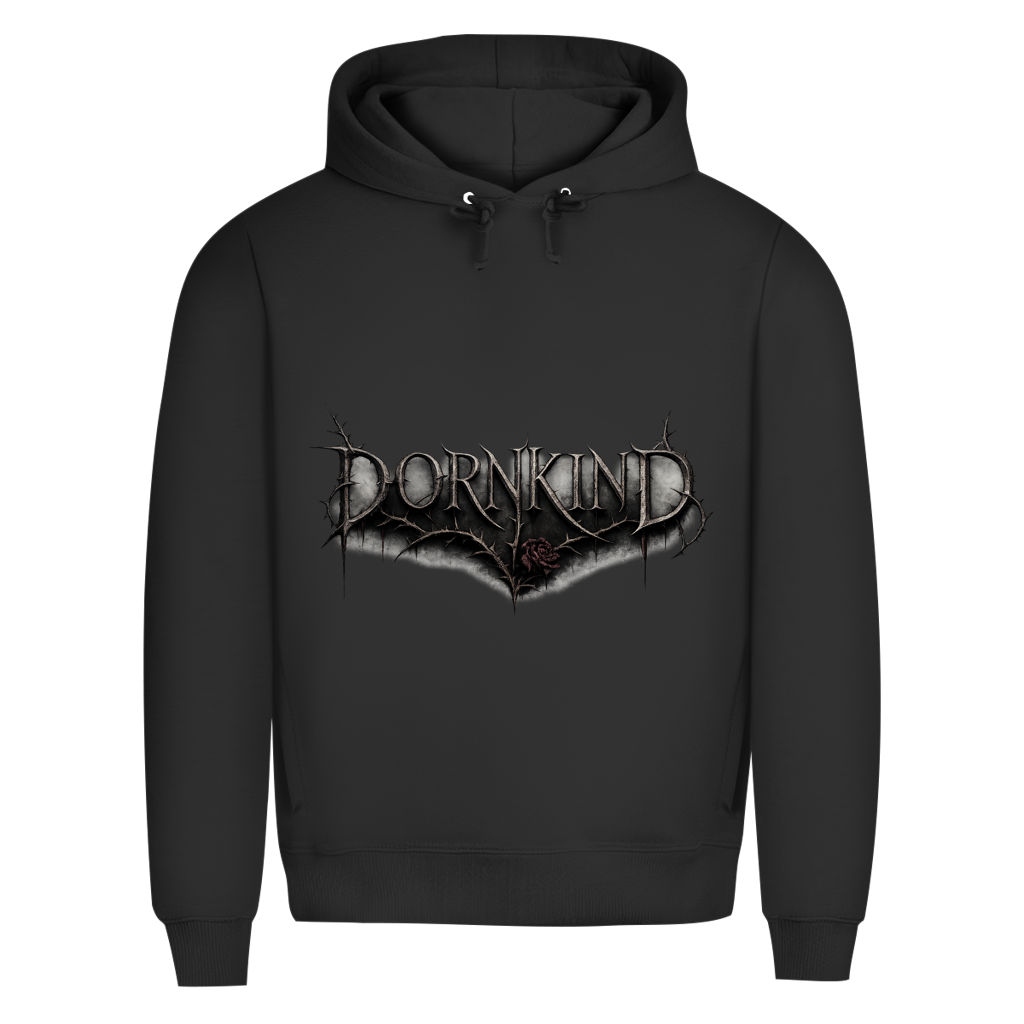 Herren Premium Bio Hoodie Dornkind Logo