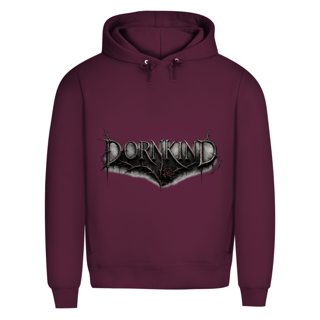Herren Premium Bio Hoodie Dornkind Logo