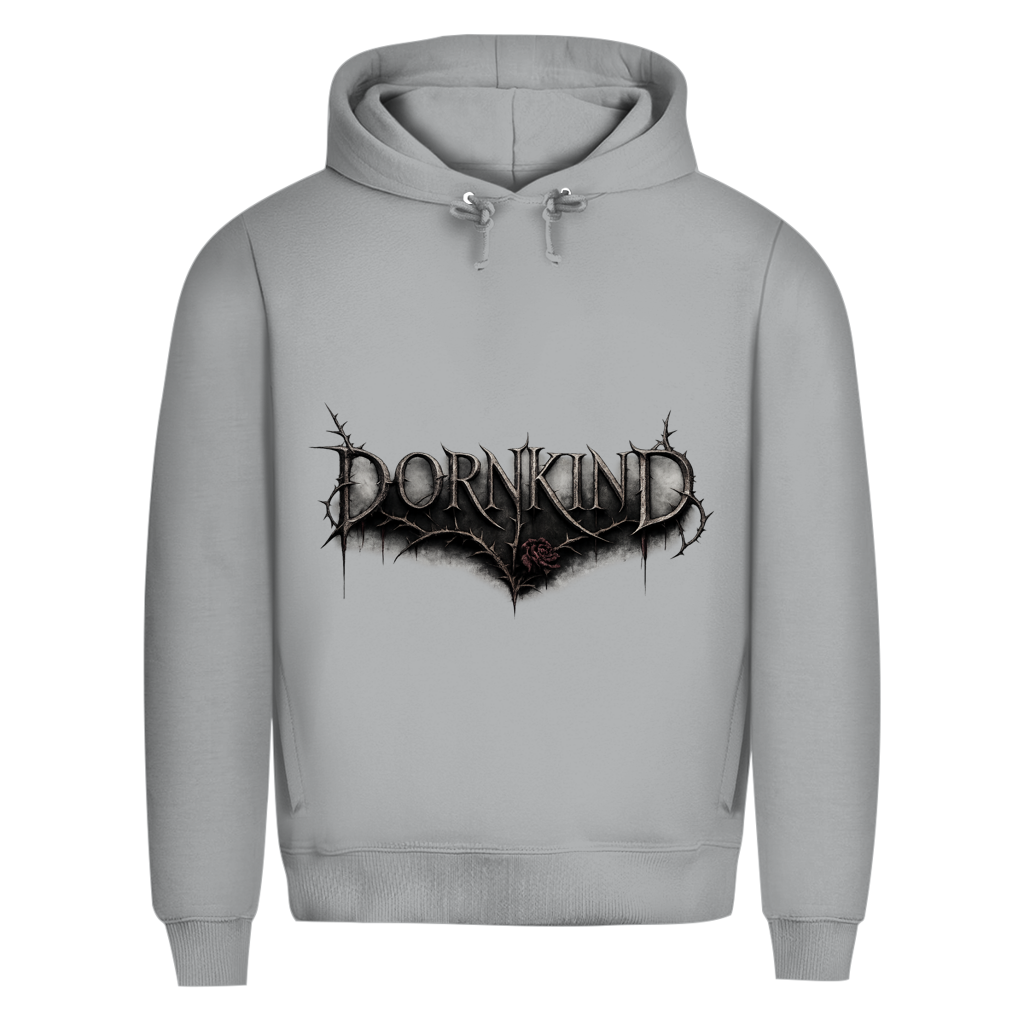 Herren Premium Bio Hoodie Dornkind Logo
