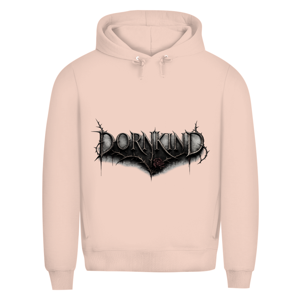 Herren Premium Bio Hoodie Dornkind Logo