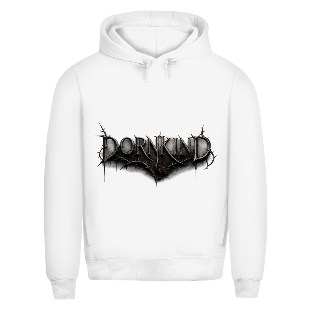 Herren Premium Bio Hoodie Dornkind Logo