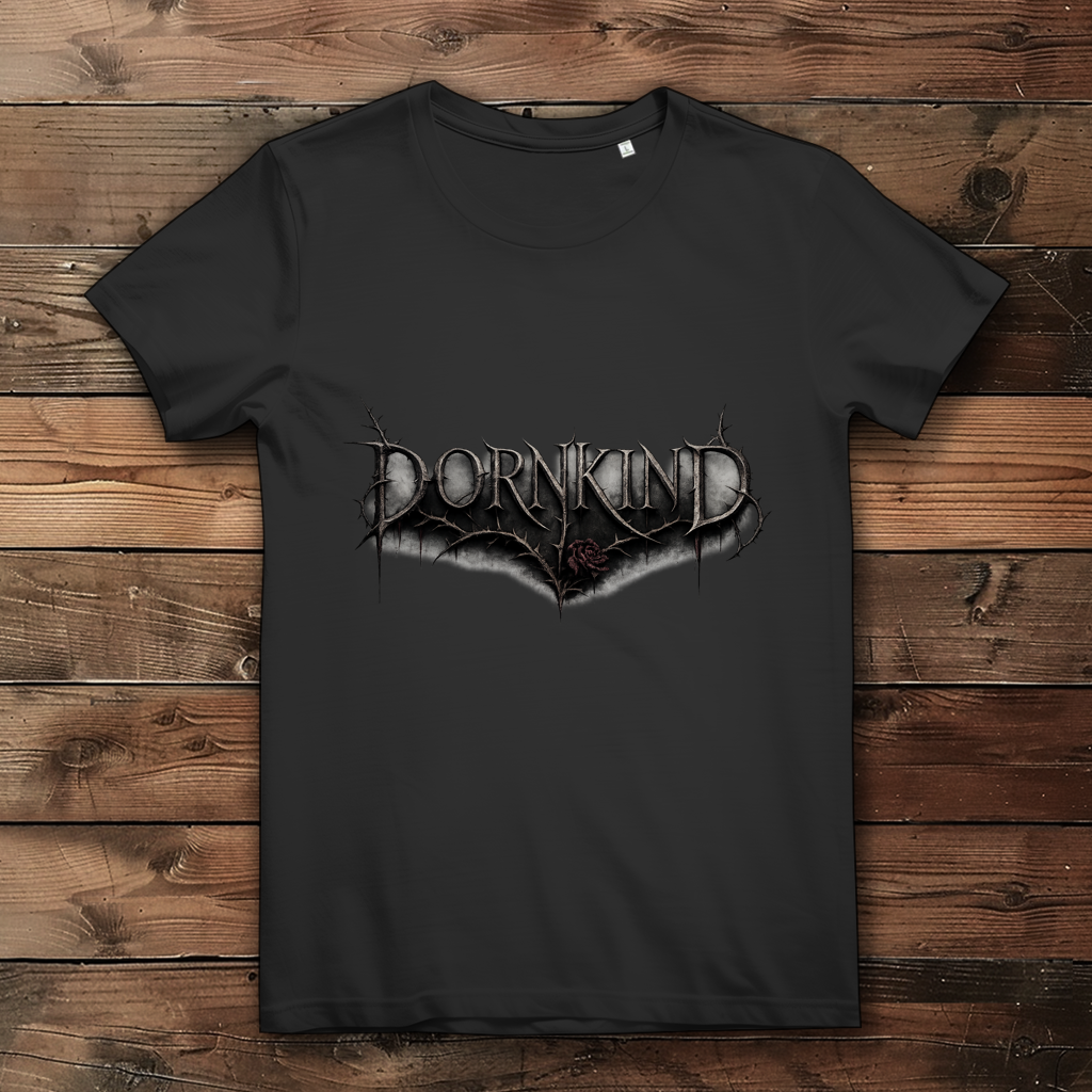 Damen Premium Bio T-Shirt Dornkind Logo
