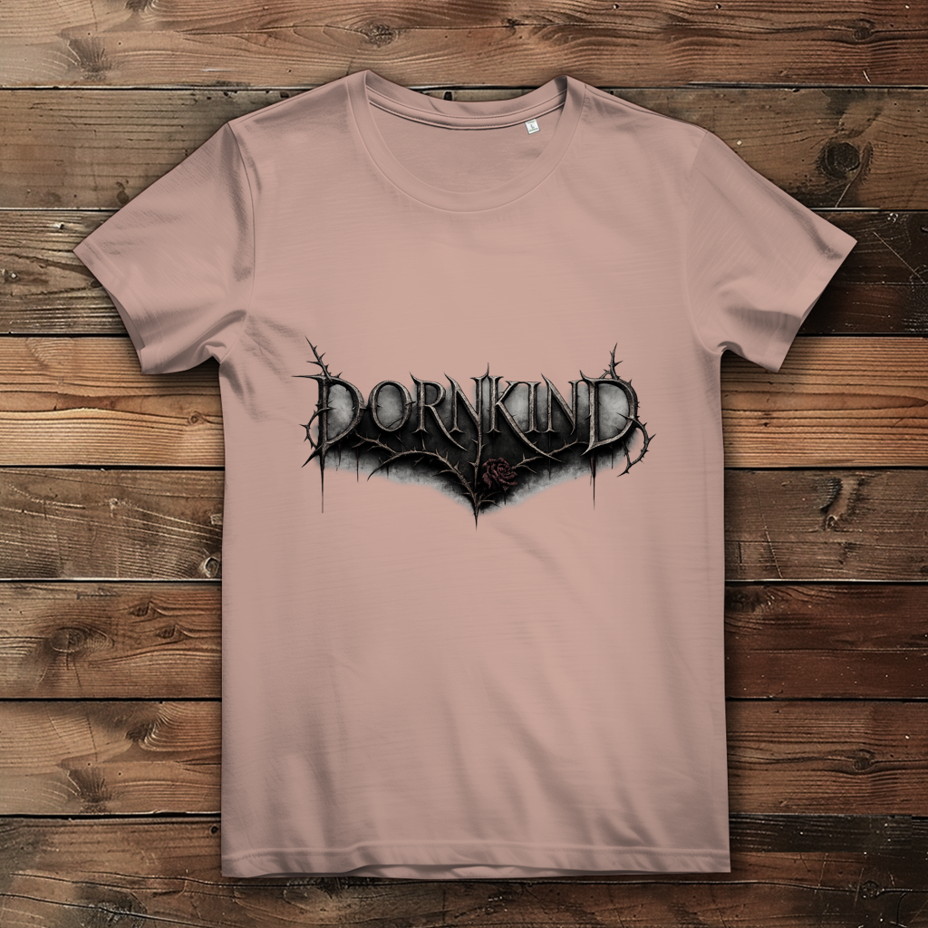Damen Premium Bio T-Shirt Dornkind Logo