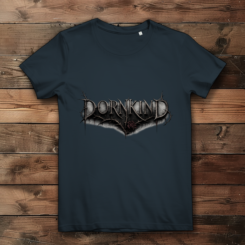 Damen Premium Bio T-Shirt Dornkind Logo