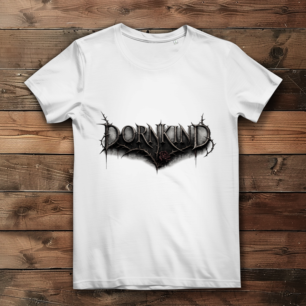 Damen Premium Bio T-Shirt Dornkind Logo