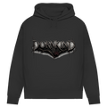 Damen Premium Bio Hoodie Dornkind Logo