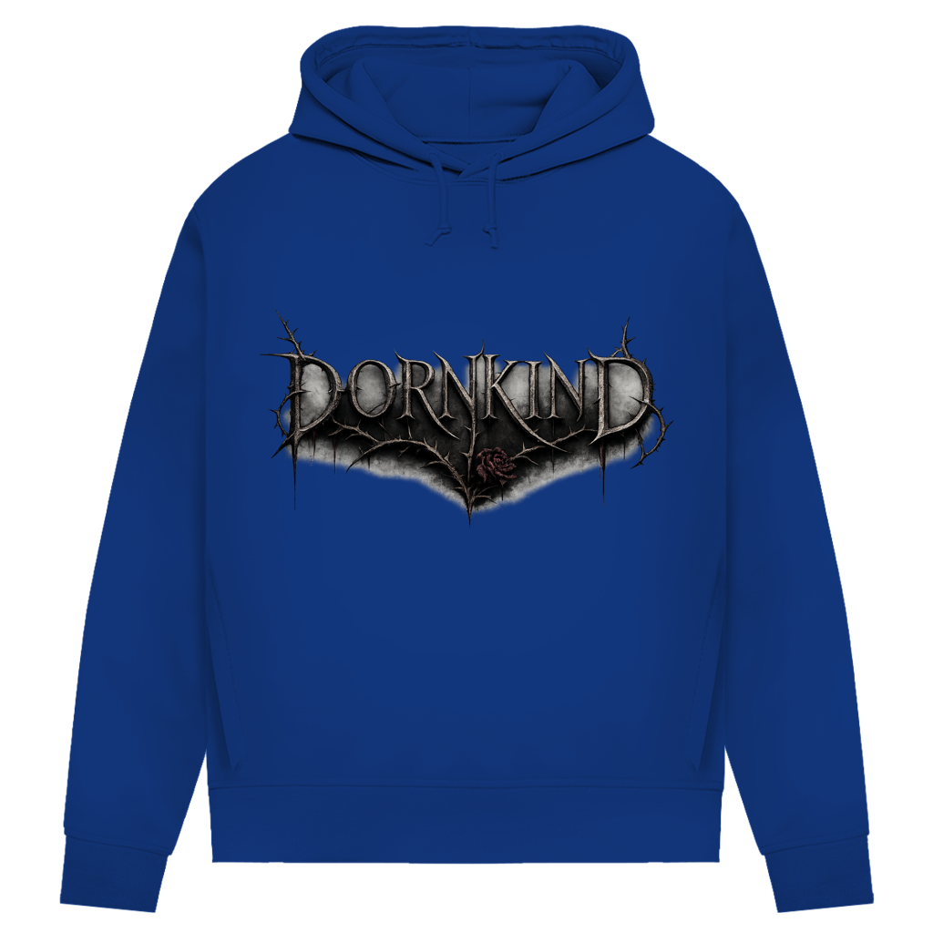 Damen Premium Bio Hoodie Dornkind Logo