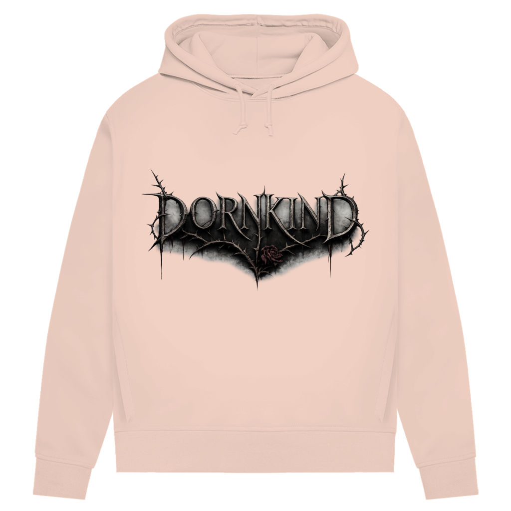 Damen Premium Bio Hoodie Dornkind Logo
