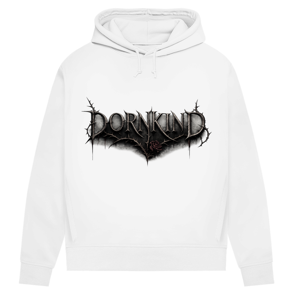 Damen Premium Bio Hoodie Dornkind Logo