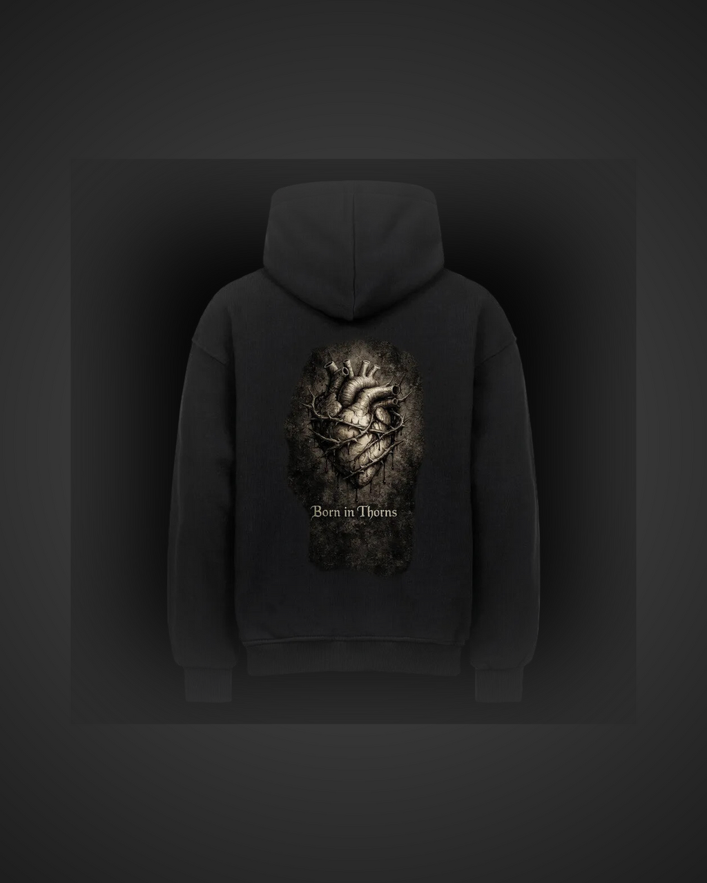 Dornkind Hoodie Born in Thorns – Produktbild 1